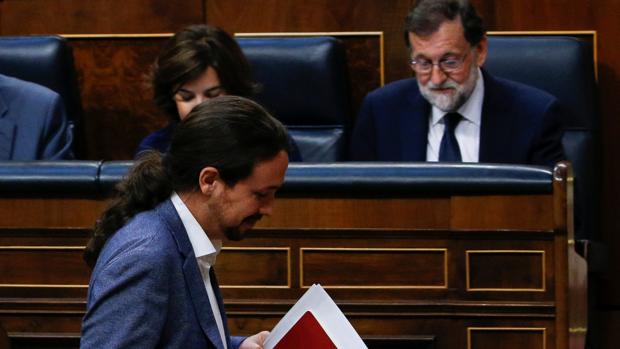 Pablo Iglesias de camino al escaño