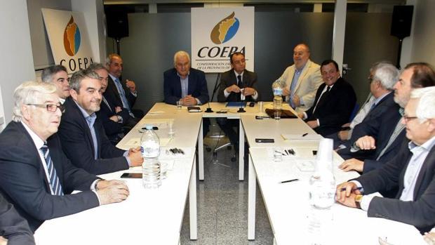 Reunión de la cúpula de COEPA con la asistencia del presidente de la CEV