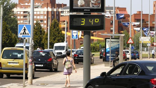 En León los termómetros han superado los 34 grados