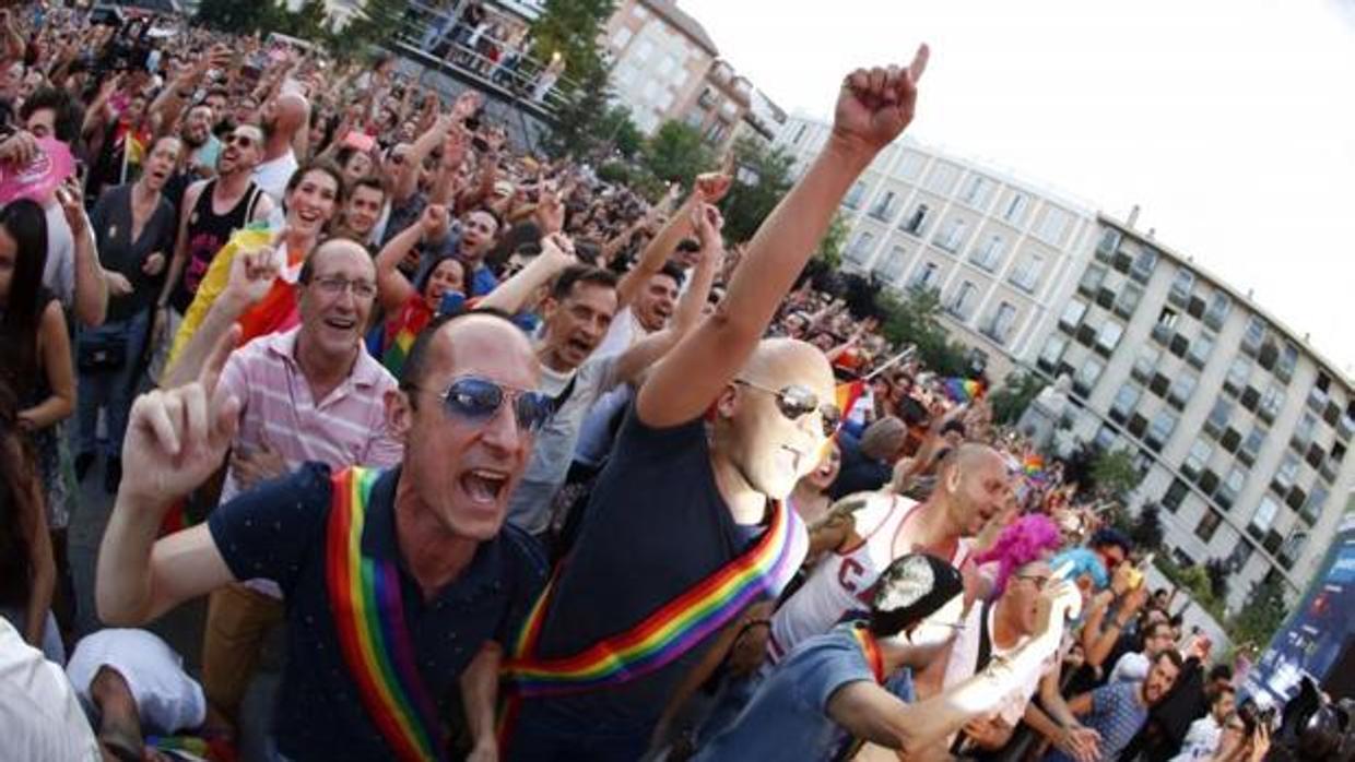 Fiesta del Orgullo Gay en Madrid, el año pasado