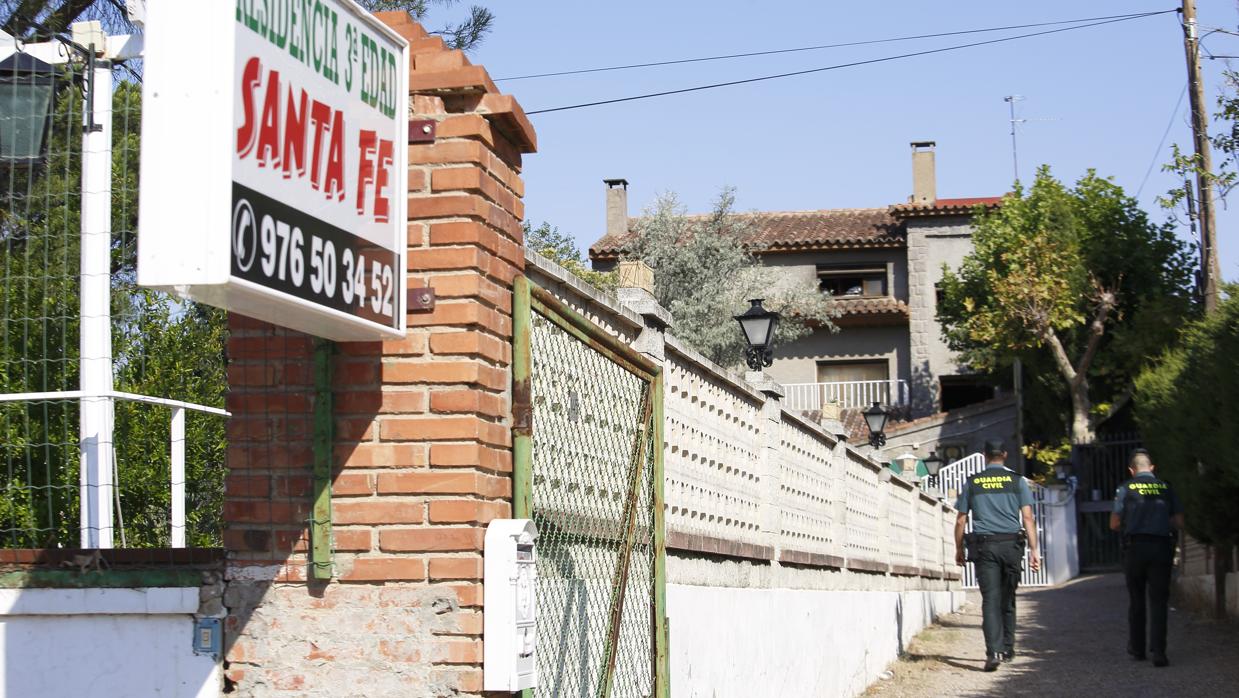 La residencia Santa Fe, horas después de que se produjera la tragedia, el 11 de julio de 2015