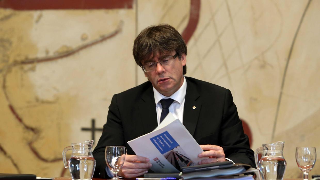 El presidente de la Generalitat, Carles Puigdemont