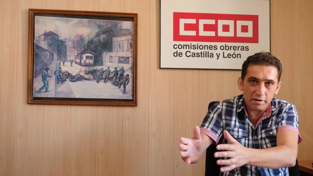 El nuevo secretario regional de Comisiones Obreras, Vicente Andrés