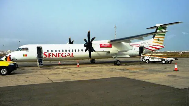 Un aparato ATR de Senegal Airlines