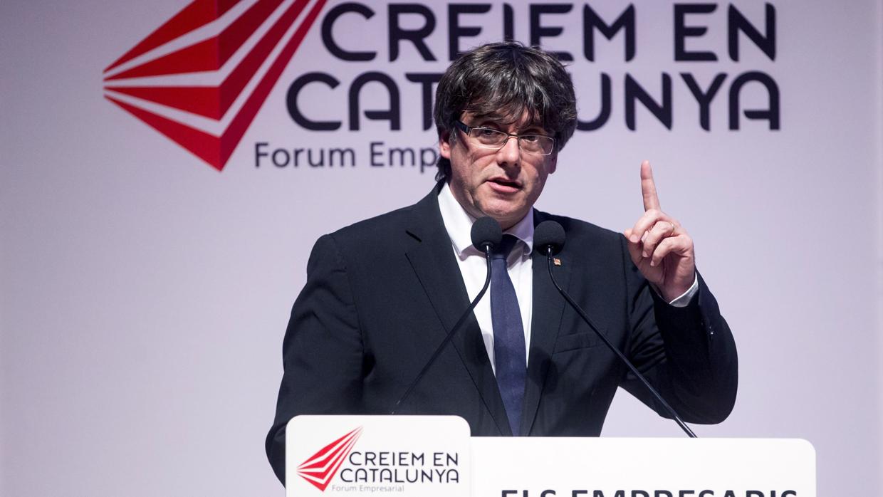 El presidente de la Generalitat, Carles Puigdemont