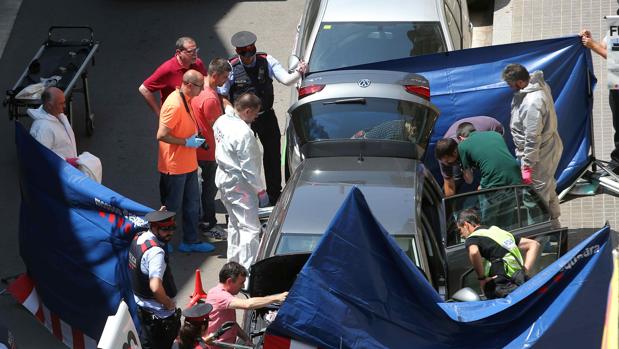 Registro del coche en el que fue hallado el cuerpo