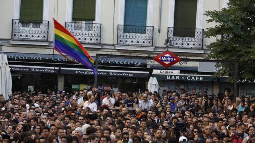 Pregón del Orgullo Gay de 2014 desde la plaza de Chueca