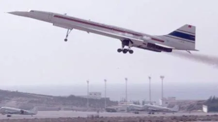 Concorde saliendo de Gran Canaria