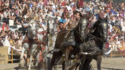 Una escena del circo romano, donde se lucha a vida o muerte