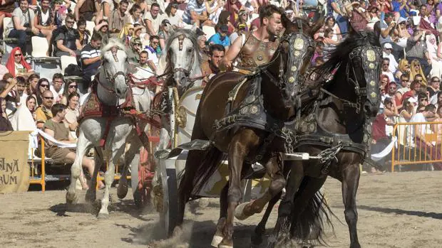 Una escena del circo romano en la edición de 2016
