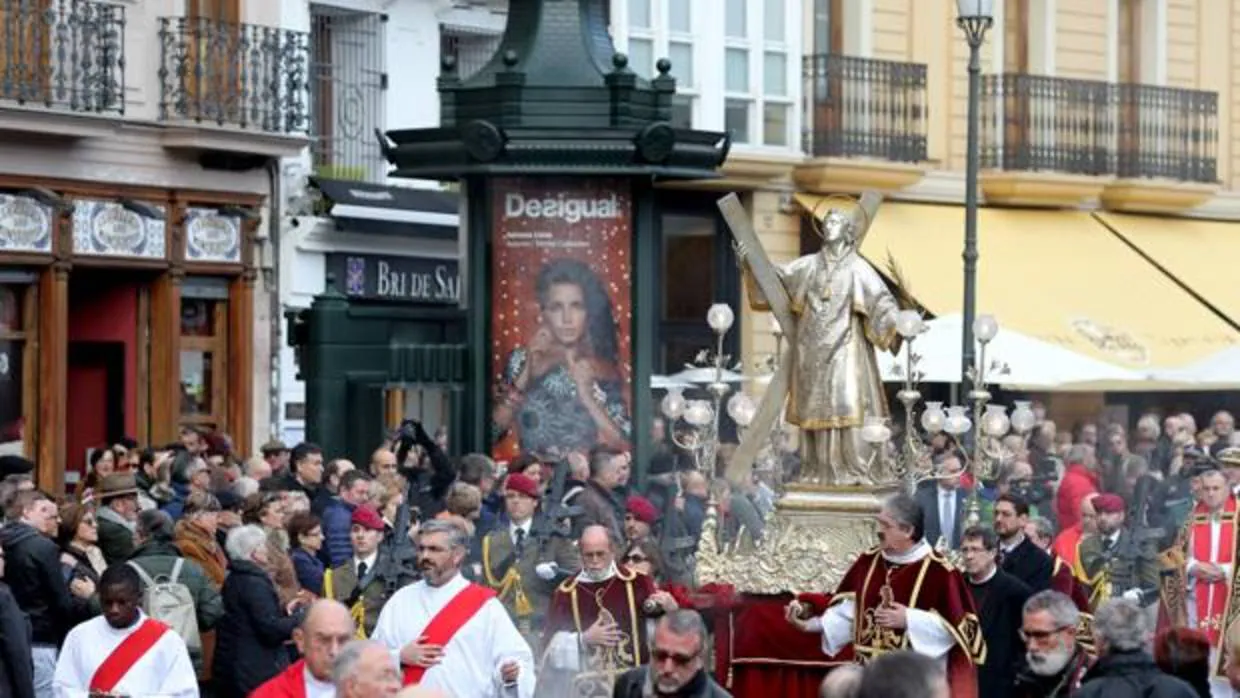 Imagen de archivo de la procesión en honor a San Vicente Mártir