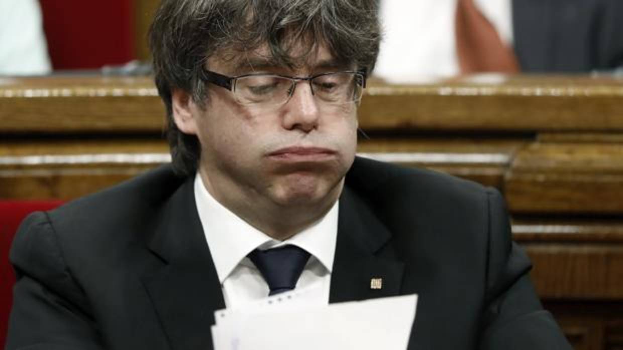 Carles Puigdemont, presidente de la Generalitat de Cataluña