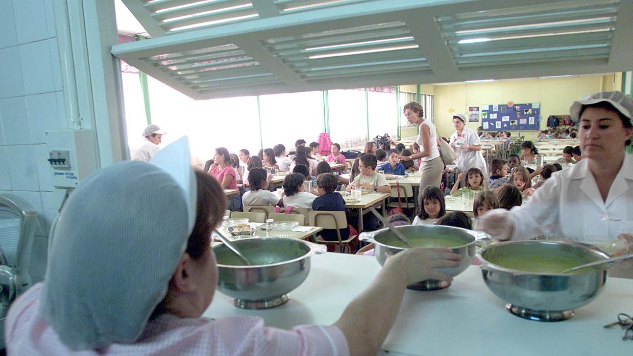 Comedor en un centro educativo