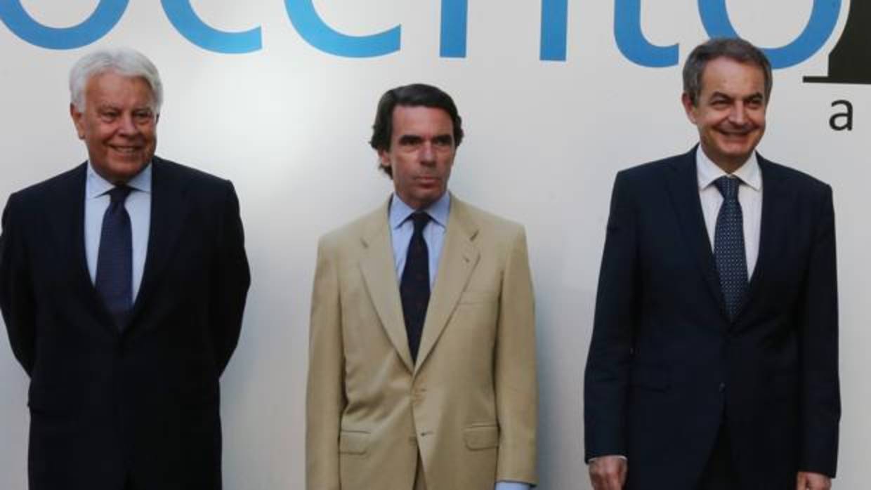 Los tres expresidentes del Gobierno