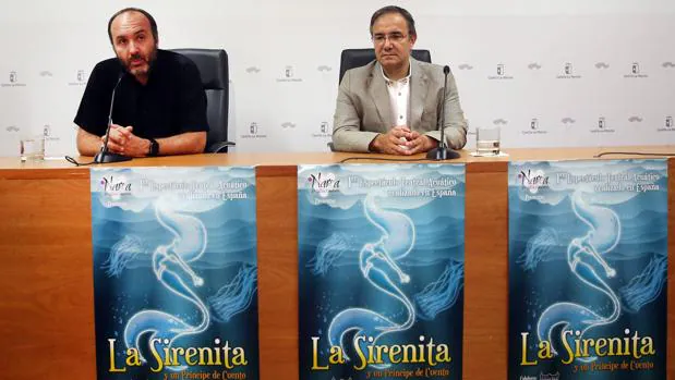 Javier Moncada y Jesús Carrascosa, durante la rueda de prensa
