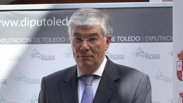 El alcalde de Toledo, José Manuel Tofiño, este lunes en el Centro Cultural San Clemente.
