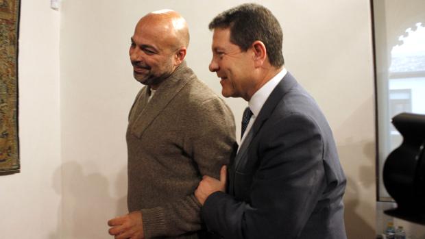 García Molina y García-Page, en una reunión precedente en el Palacio de Fuensalida