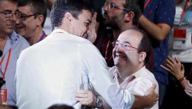 Sánchez e Iceta, en el pasado 39 Congreso Federal del PSOE