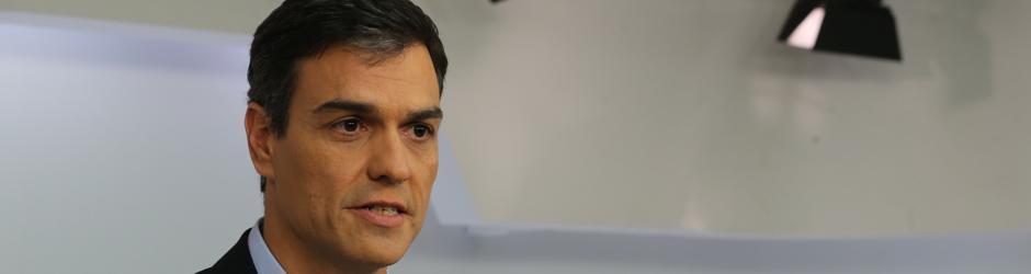 Pedro Sánchez, secretario general del PSOE