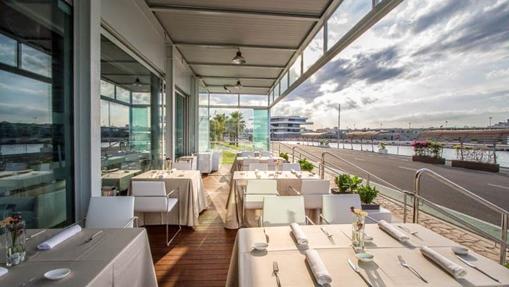 Imagen de la terraza del restaurante «Vinícolas»