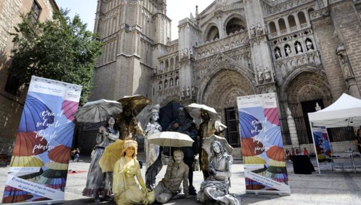 La campaña, en la plaza del Ayuntamiento