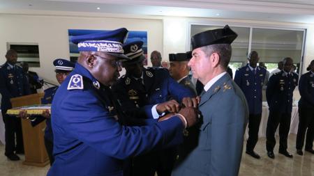 Agentes de la Guardia Civil condecorados esta semana en Dakar