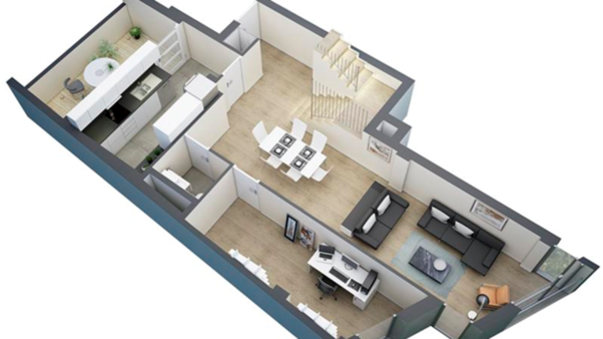 Imagen del primer edificio verde de Valencia