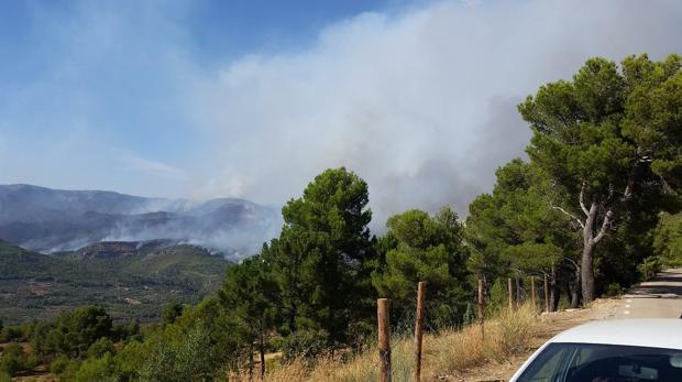 El incendio de Yeste, que ya ha quemado 2.000 hectáreas, obliga a desalojar más poblaciones