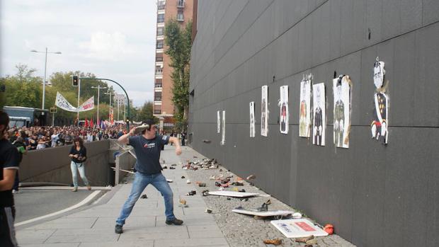 'Tiro al fatxa' que tuvo lugar en Pamplona en 2015