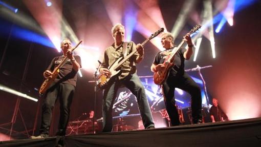 El grupo Hombres G, en un concierto