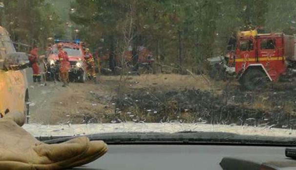 ¡Llueve en la zona del incendio de Yeste!