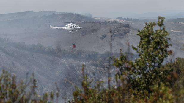 Controlado el incendio de Pino del Oro (Zamora)