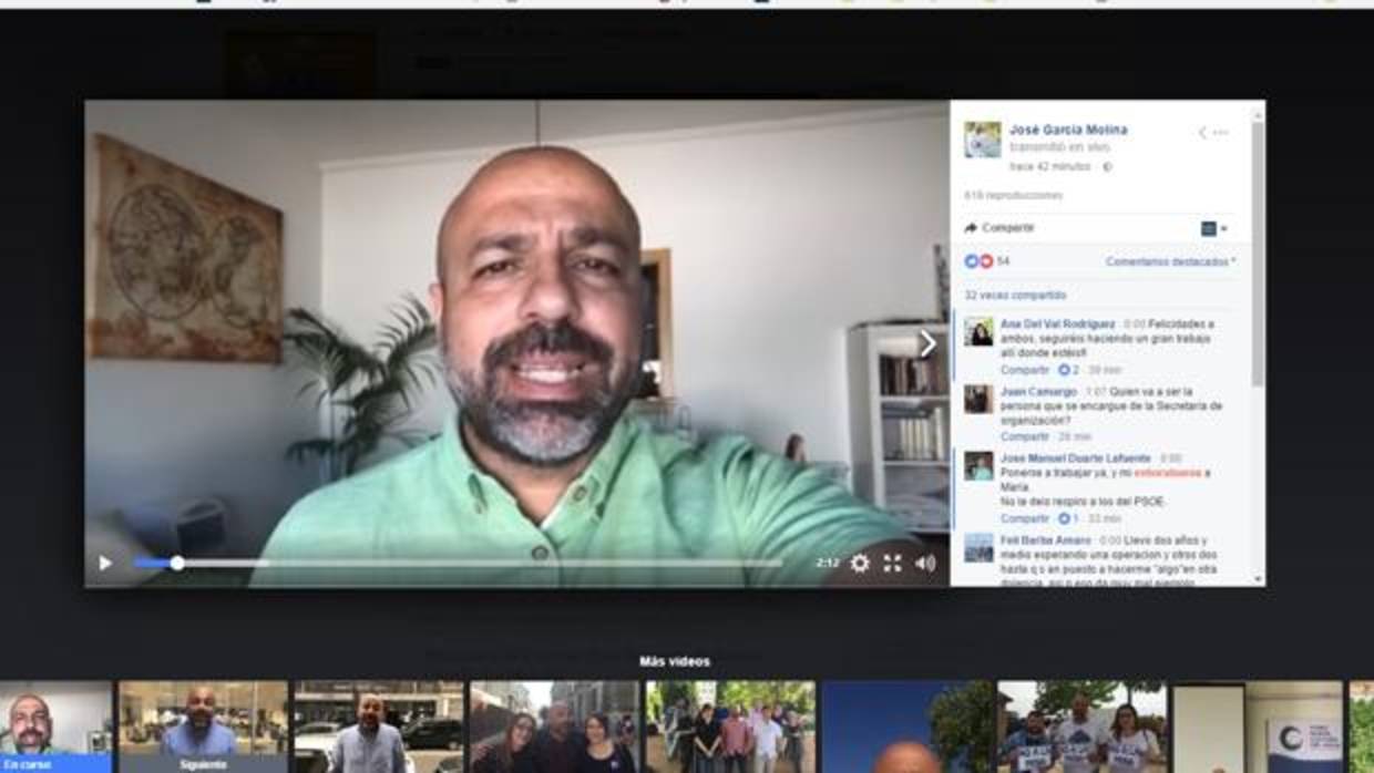 José García Molina, en Facebook