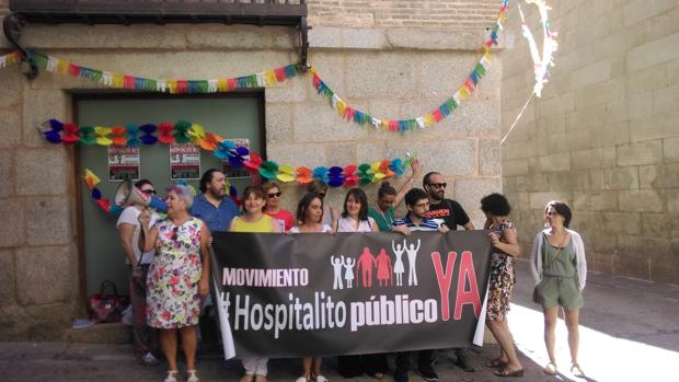 El movimiento «¡Hospitalito ya!» inaugura simbólicamente el centro ante el olvido de la Junta