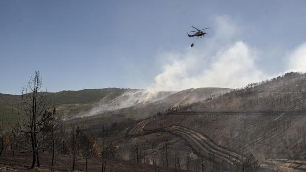 Galicia registró 29 incendios nocturnos este fin de semana