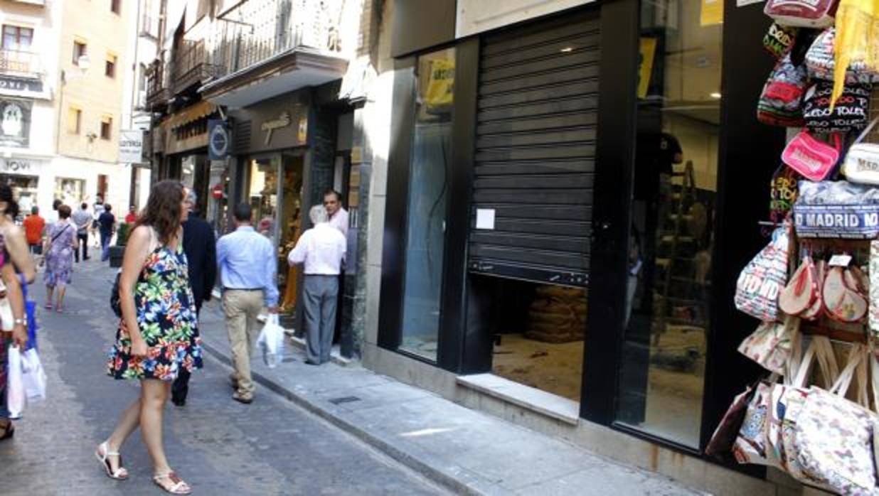 La calle Comercio de Toledo.