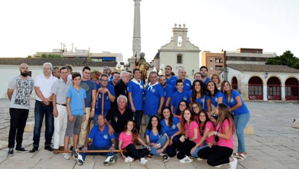 Imagen de la procesión de San Roque en Burjassot