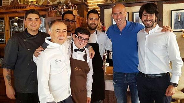 Zidane, de ganar la Supercopa, al Salto del Caballo y comida en Toledo