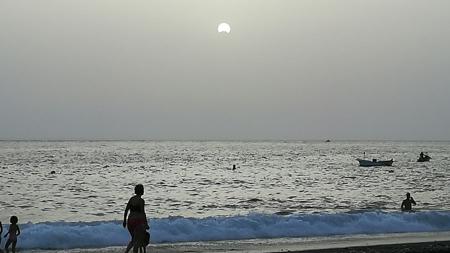 El eclipse de sol de este lunes desde La Palma