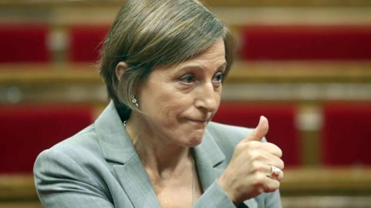 Carme Forcadell, presidenta del Parlamento Catalán