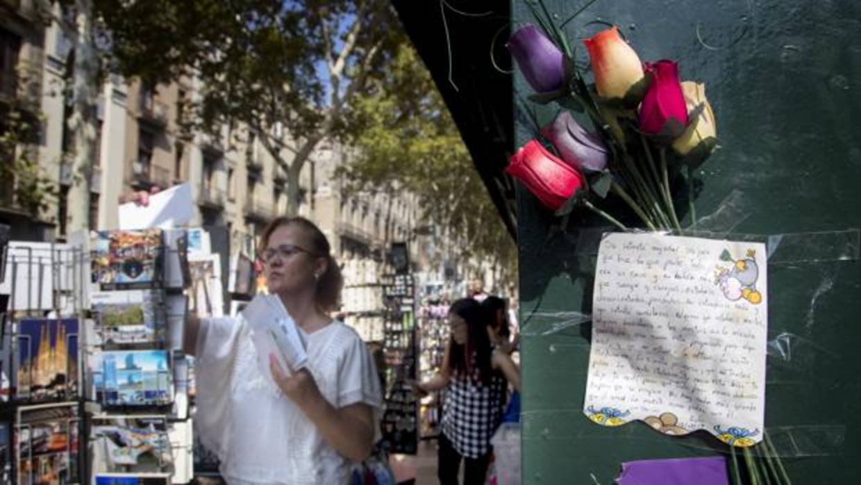 Una carta dedicada a una de las víctimas de un ciudadano que las ayudó