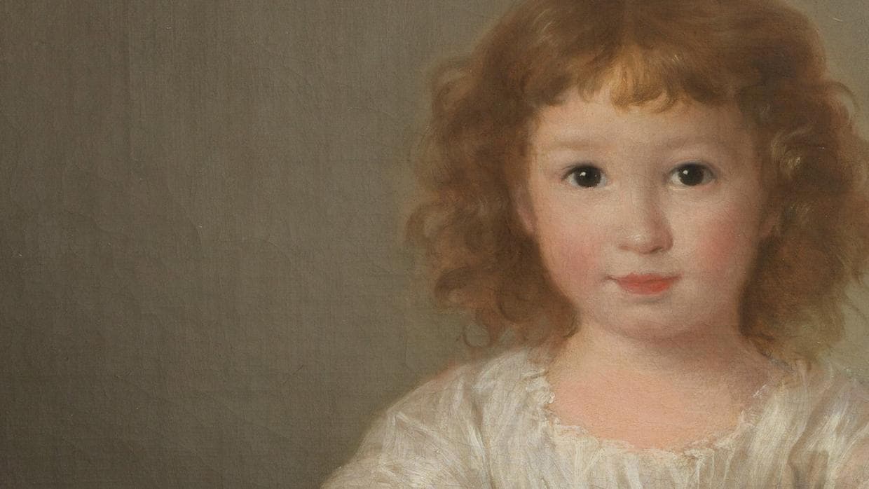 Retrato de una niña presente en la exposición del Prado