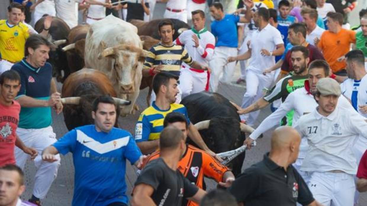 Los encierros de en una imagen de archivo de los encierros de San Sebastián de los Reyes