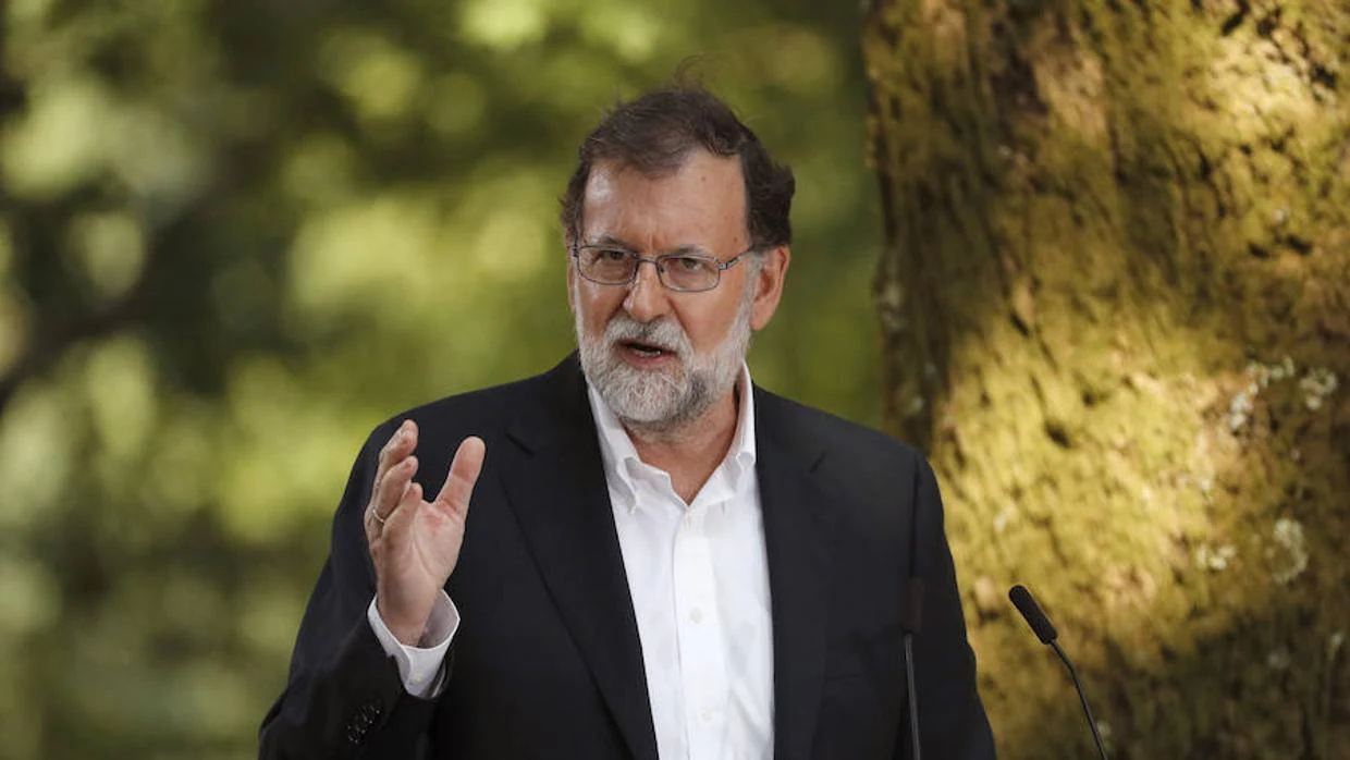 El presidente del Gobierno, Mariano Rajoy, en el acto con el que el PP dio inicio al curso político