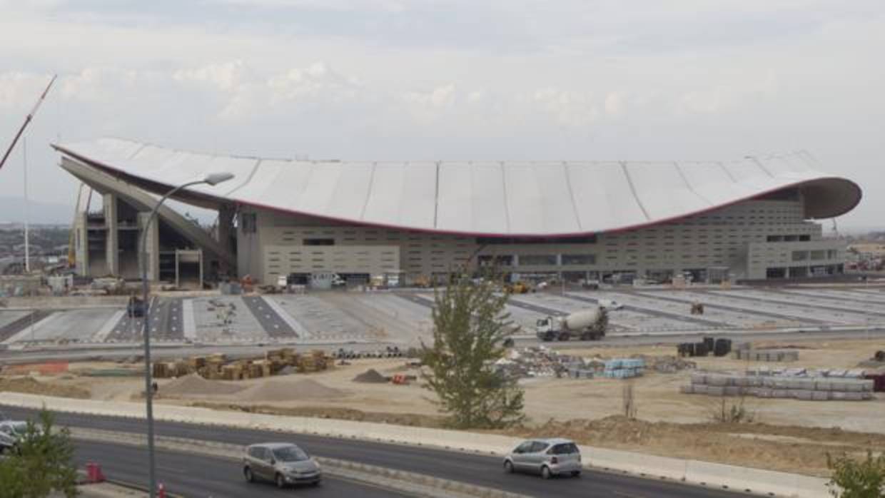 El aparcamiento disuasorio del estadio Wanda Metropolitano