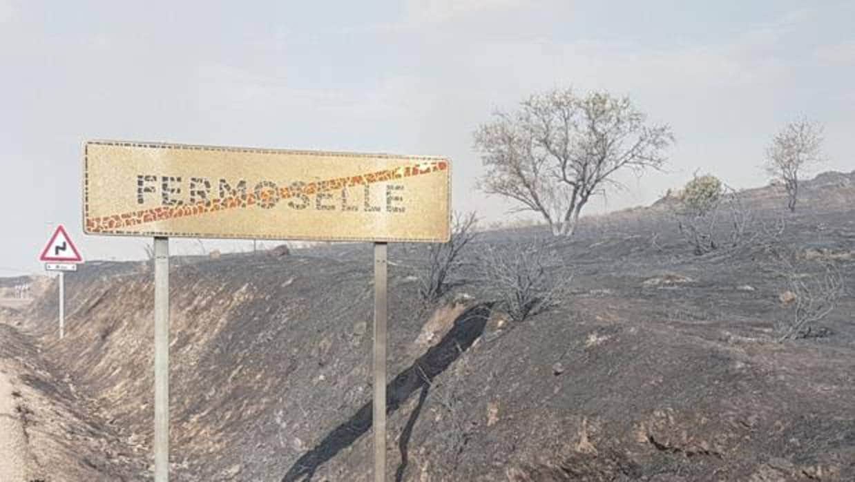 El incendio forestal del municipio zamorano de Fermoselle cumple una semana activo