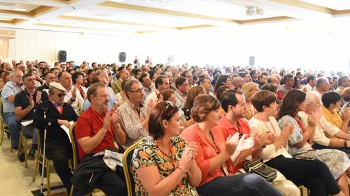 Asistentes al Comité Regional del PSOE de este domingo