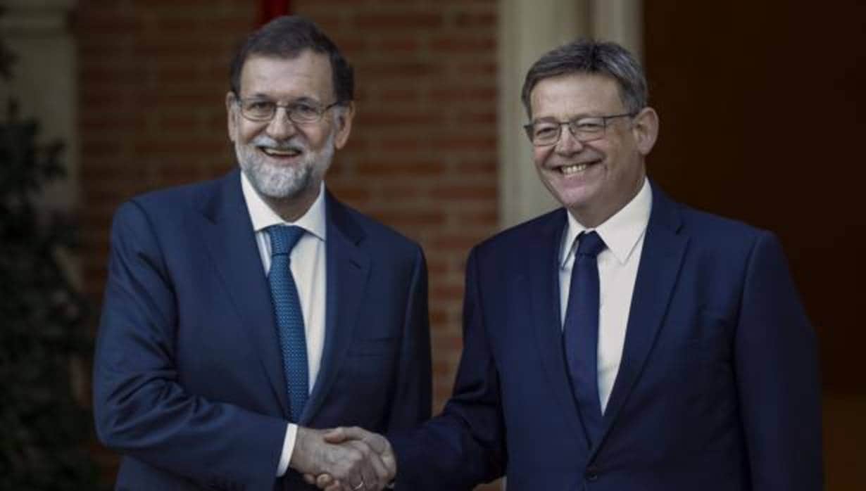 Imagen de la reunión entre Mariano Rajoy y Ximo Puig celebrada este jueves