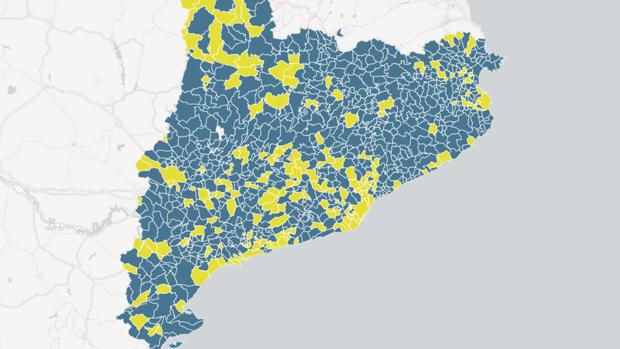 Los secesionistas controlan directamente las tres cuartas partes de las alcaldías