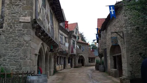 Recreación de una aldea medieval